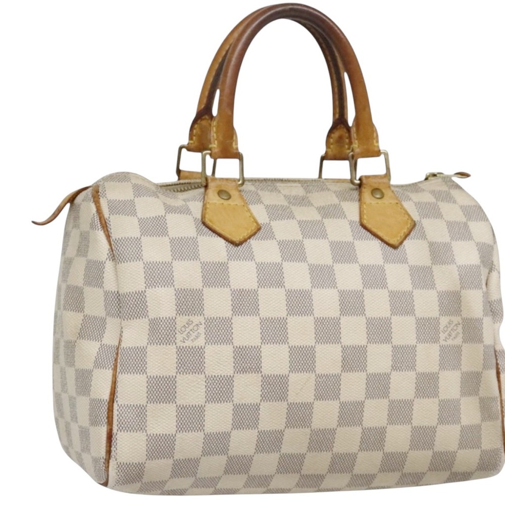 Louis Vuitton Damier Azur canvas vintage authentic handbag in great condition